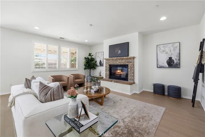 living room with plenty of natural light