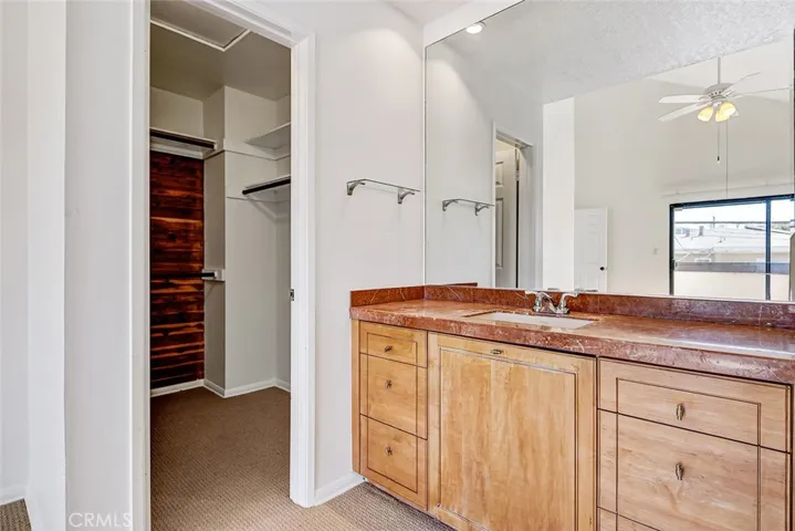 Master bath area & walk in closet