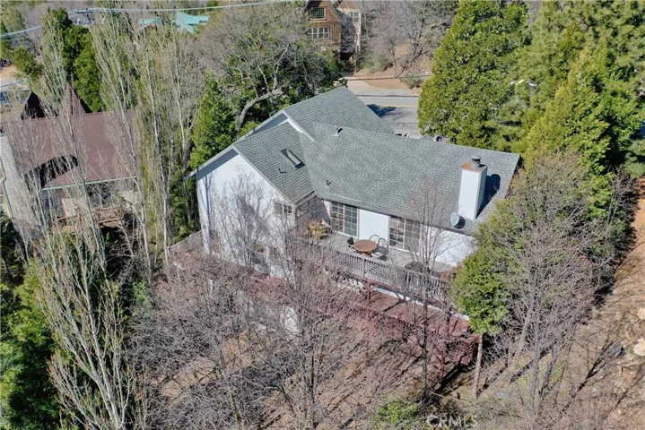 Aerial of back of house