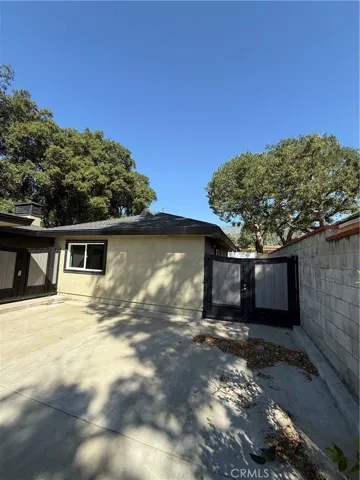 Private Entrance into private yard