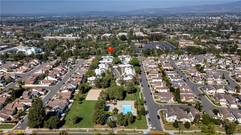 The pool here is front and center--just down the street from your home.