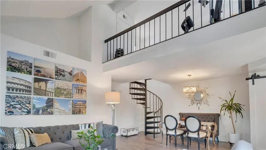 Love the two story ceilings.