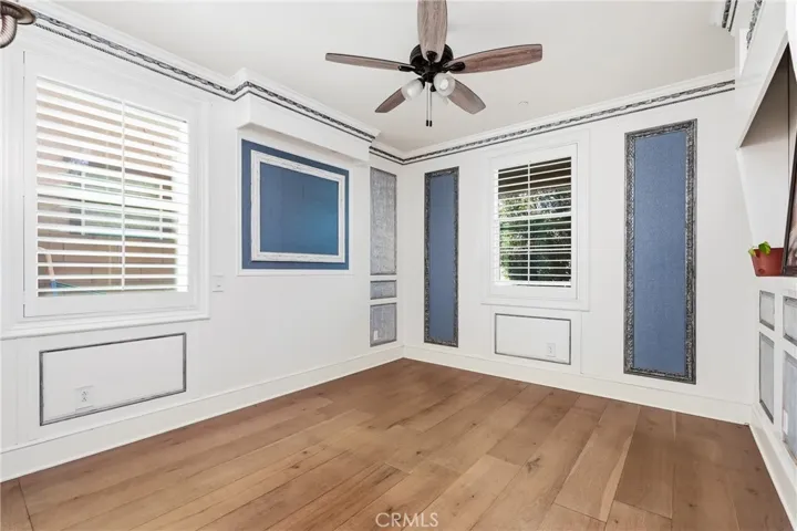 Main level Smaller primary bedroom.