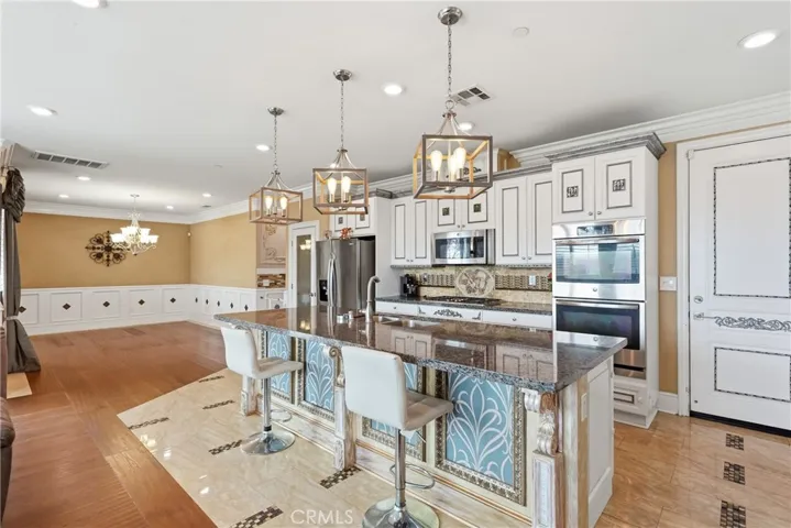 Kitchen and dining room