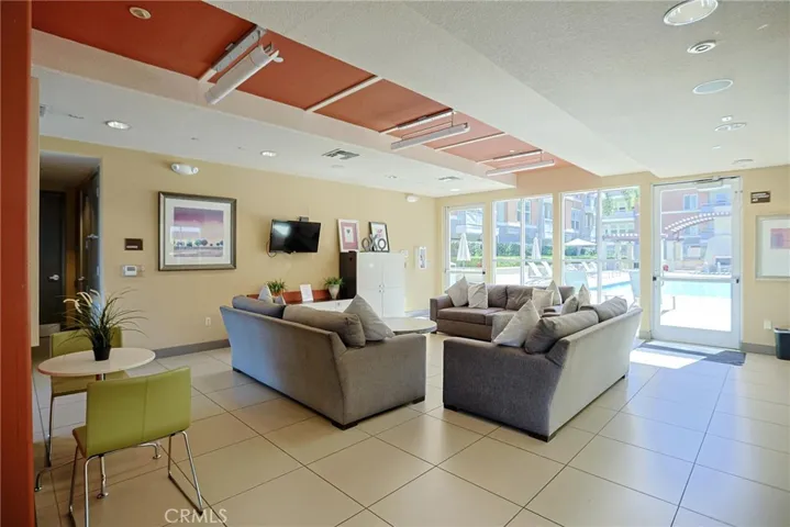 Fitness center lounge