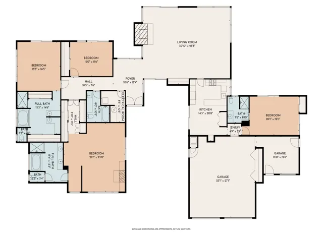 47105 E. Eldorado Drive Floor Plan