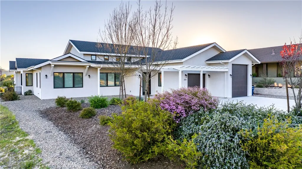 Gorgeous home with low maintenance landscaping.