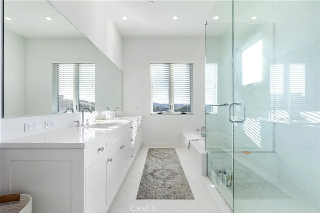 Primary bathroom oversized shower
