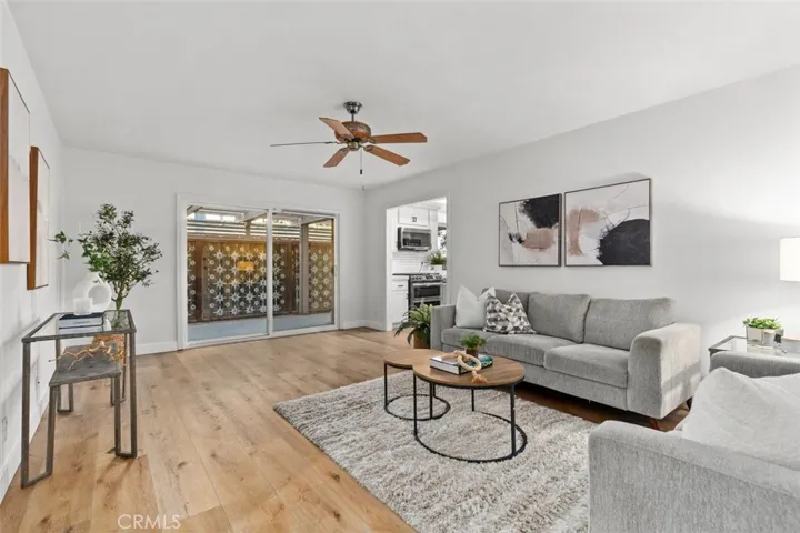 Living room offers a separate entertainment area