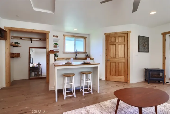 Kitchen seating overlooking Kitchenette.