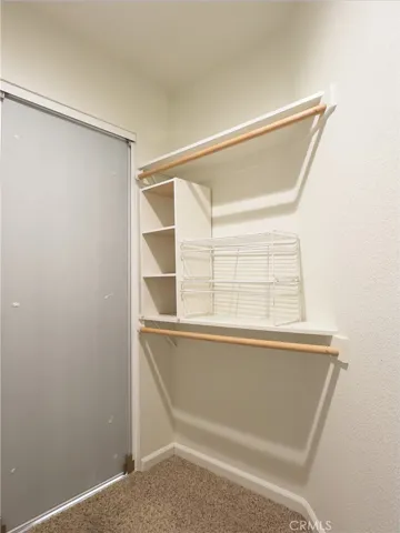 Primary closet