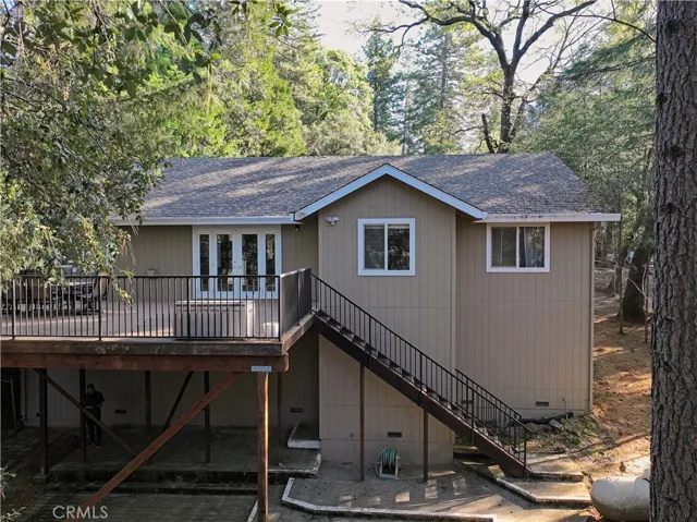 Back of house basement entry