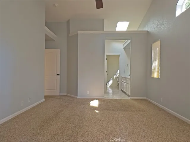 Primary Br looking into Bathroom