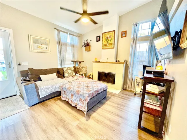 LIVING ROOM VIEW WITH LAMINATE