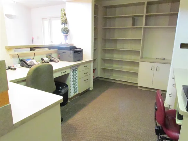 Front office with lots of storage