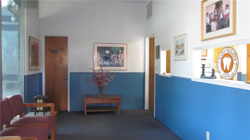 Front lobby has public bathroom
