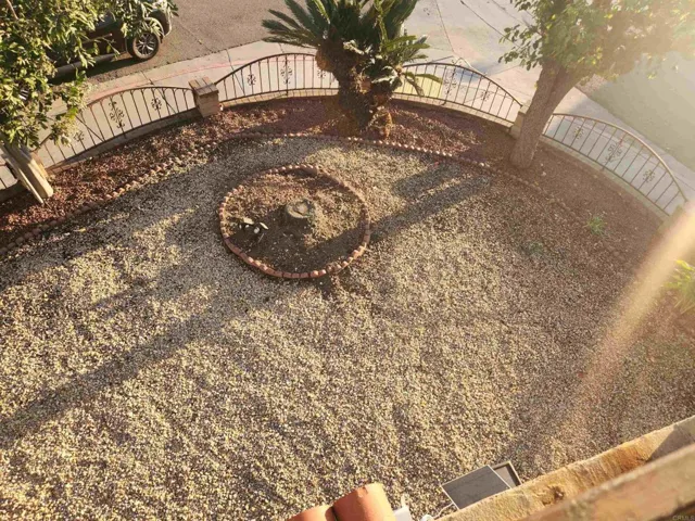 Front yard from Balcony