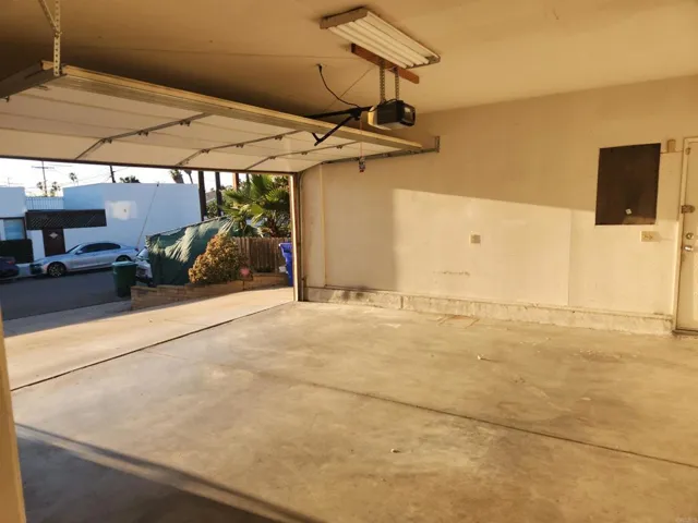 2 car attached  garage