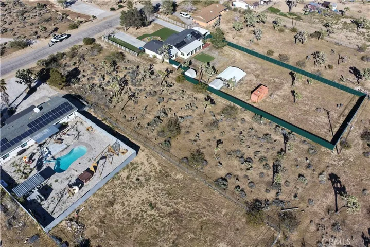 Side view of the lot