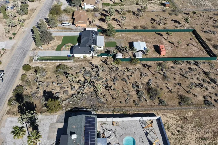 Side view of the lot
