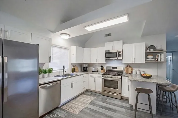 Virtually staged Updated Kitchen

