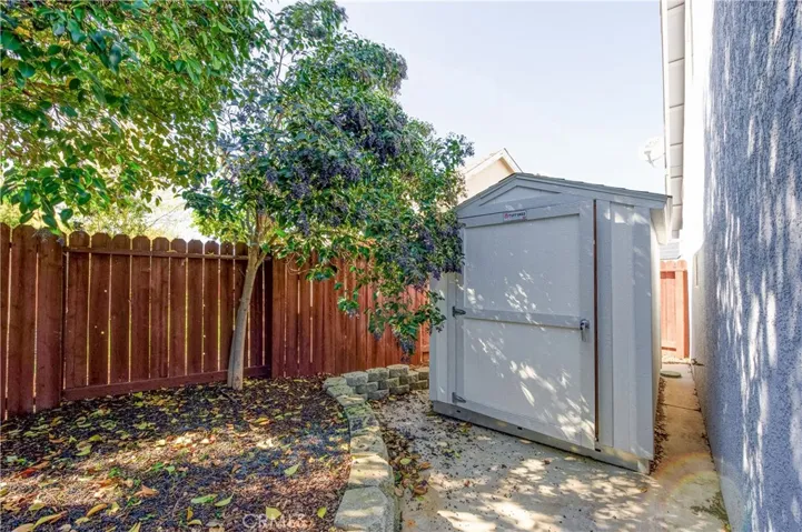 Side Yard & "Tuff Shed"