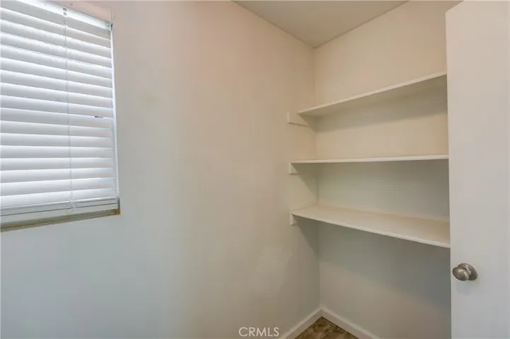 Storage Shelves in Laundry
