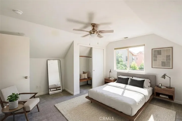 Virtually Staged 4th Bedroom - Upstairs