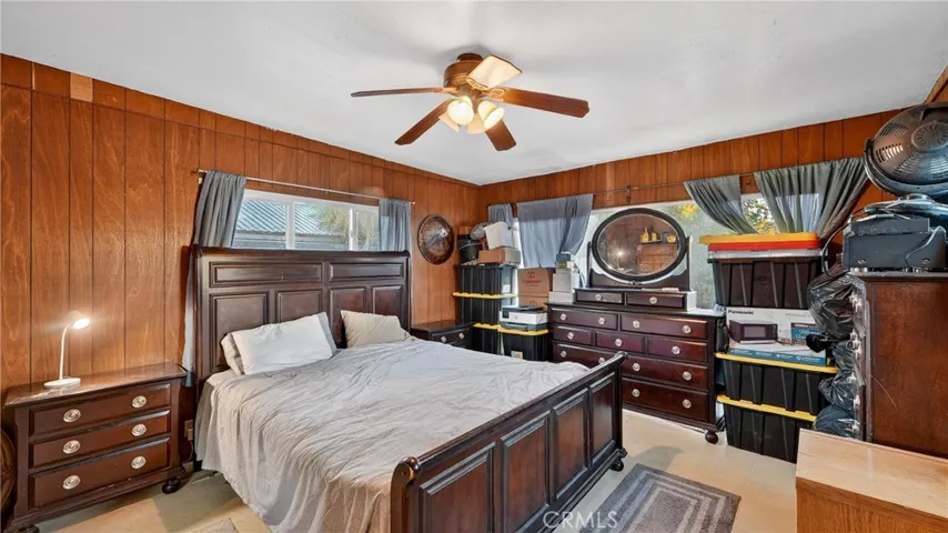 Den being used as bedroom