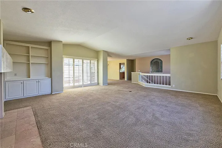 Living Room with Built-Ins