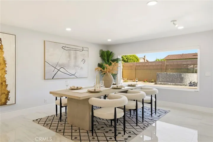 Large window bringing in natural lighting