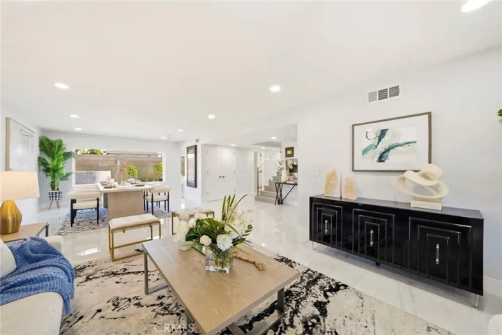 Open space living room concept