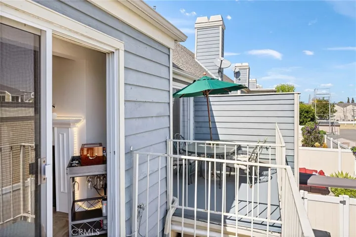 Two separate balconies off of the living room and the primary bedroom!