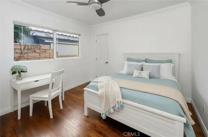 Digitally enhanced to improve furniture. The visible door leads to the closet.