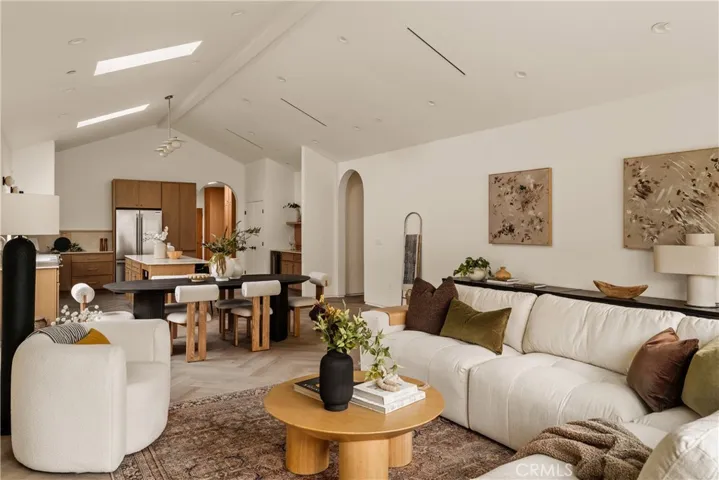 Spacious open concept living, dining and cooking areas