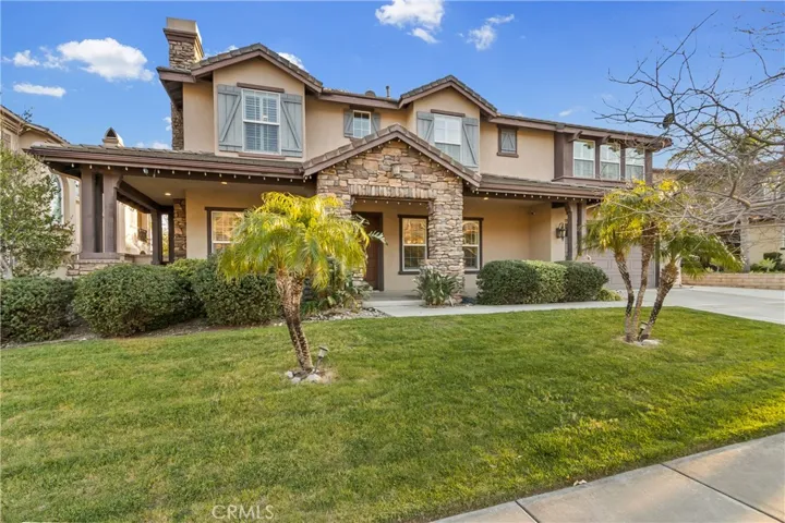North facing executive home in North Etiwanda