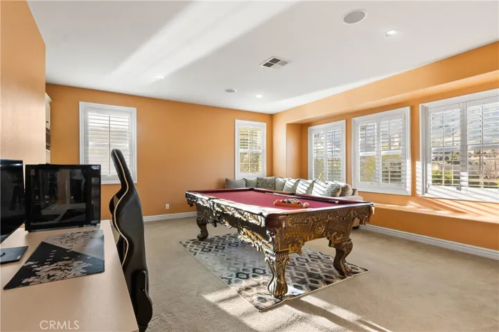 Game room with wet bar