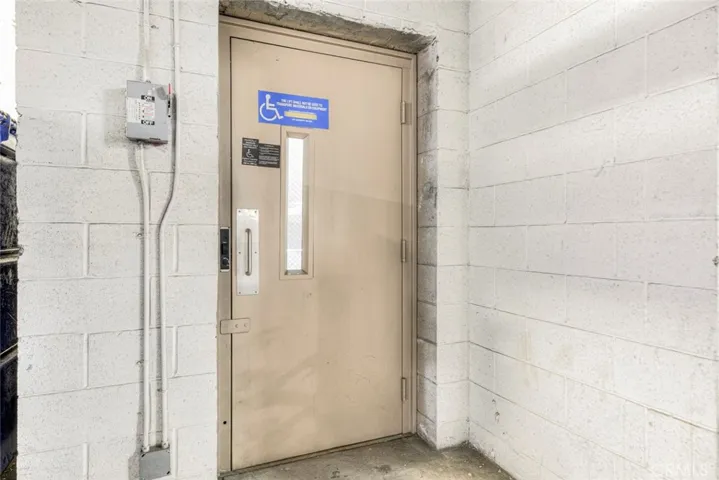 Elevator at Garage Level