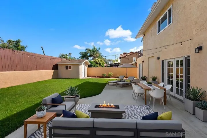 Rear Patio - AI Staged