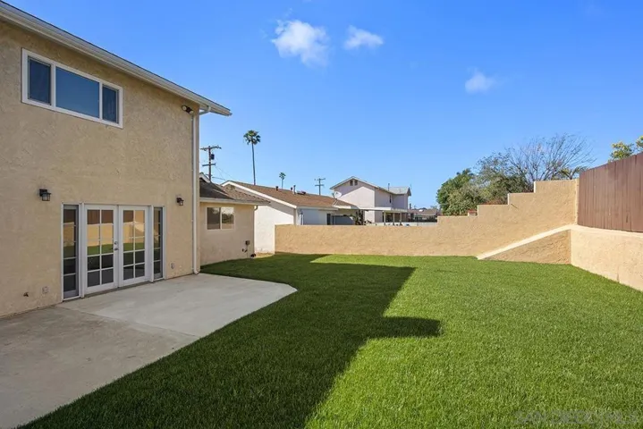 Rear Patio