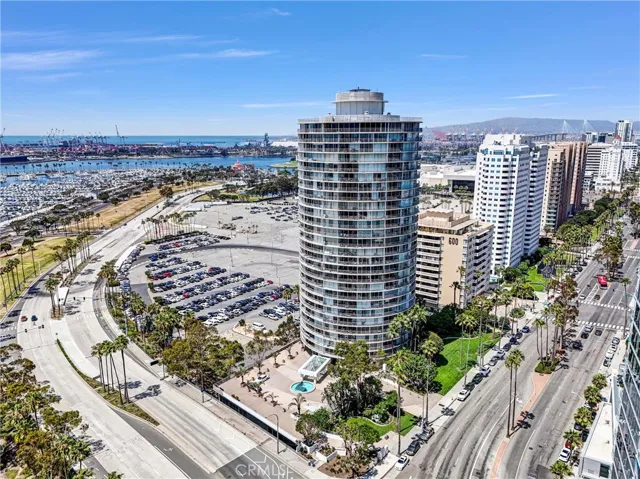Breathtaking west-facing aerial vistas of Ocean Blvd and Shoreline Drive, capturing the essence of coastal