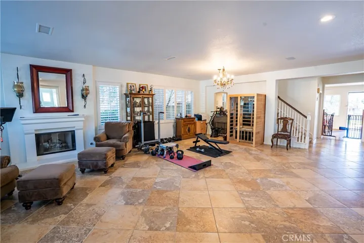 Living Room & Fireplace