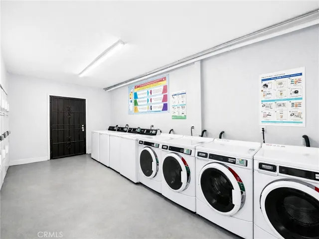 community laundry facility in the complex.