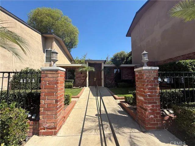 Front entry to community - private and gated Rossmoor Park community