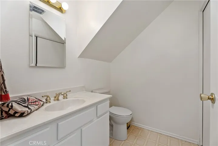 Downstairs powder room