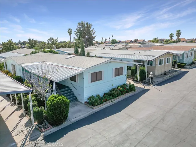 Front of Mobile Home