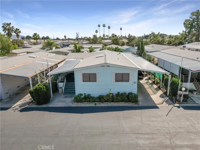 Front of Mobile Home