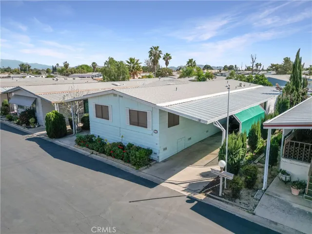 Front of Mobile Home