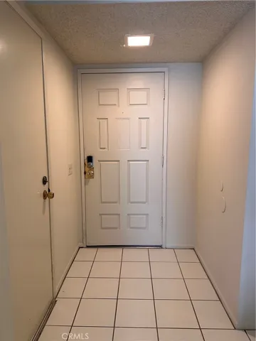 Entryway to garage and front door