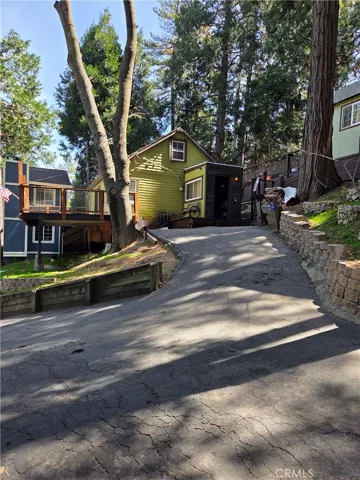 Partial driveway view.